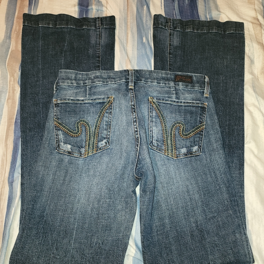 Citizens of Humanity RicRac #110 Low Waist Wide Leg Jeans, Size 30, Vintage